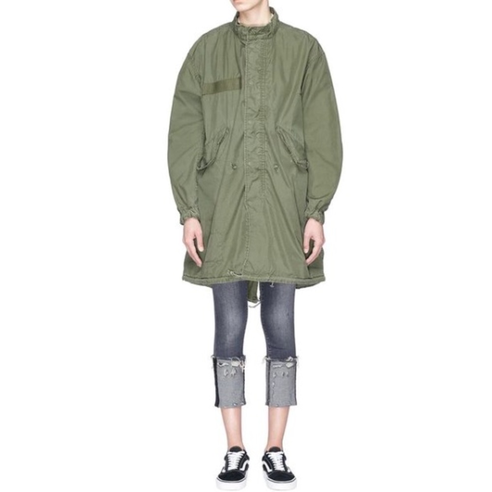 R13 God Save America Jacket Army L OS Repurposed - Picture 3 of 16